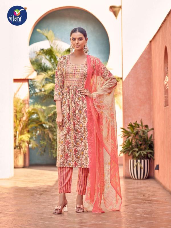 Vitara Brinton Designer Cotton Exclusive Designer Readymade Collection